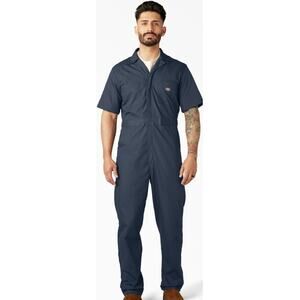 Dickies Men's XL Navy Blue Short Sleeve Full Length Bodysuit